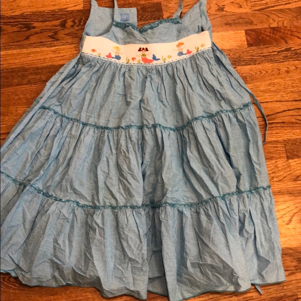 Smocked mermaid dress